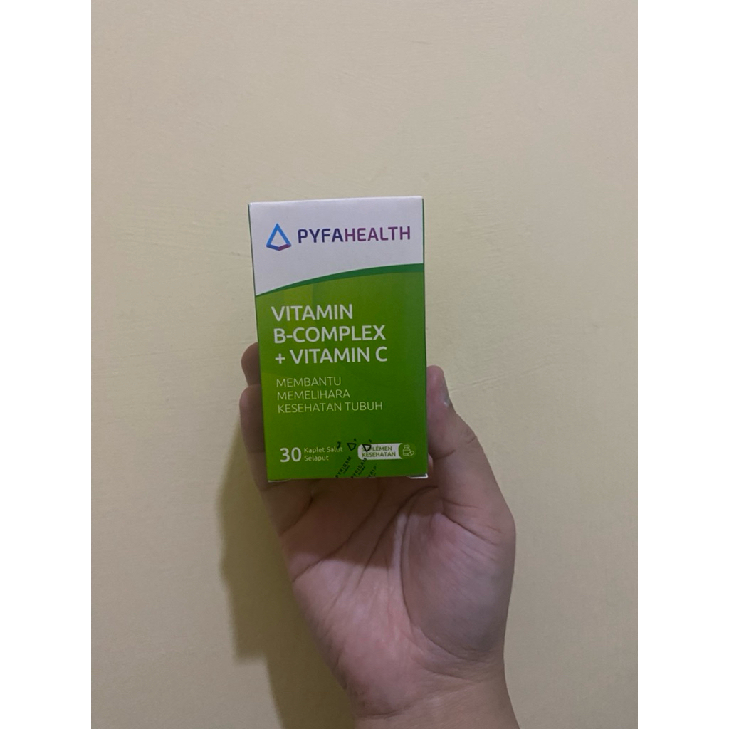 Pyfahealth Vitamin B Complex + Vitamin C Memelihara Kesehatan Tubuh - 30 Kapsul
