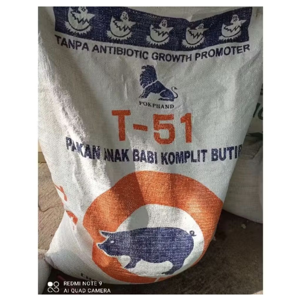 Crumble T51 Pur babi anakan penggemukan hewan ternak