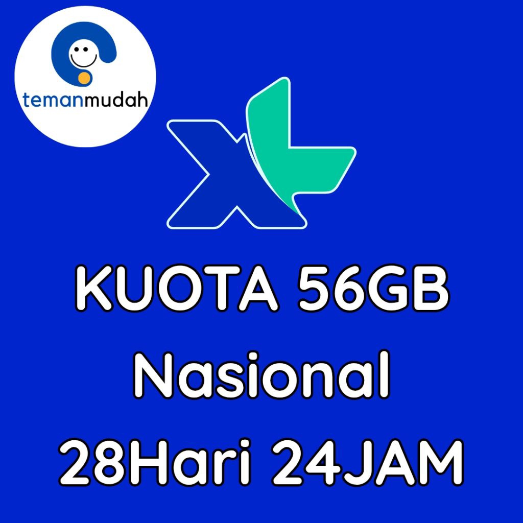 Kuota XL 56GB Nasional 28Hari 24Jam
