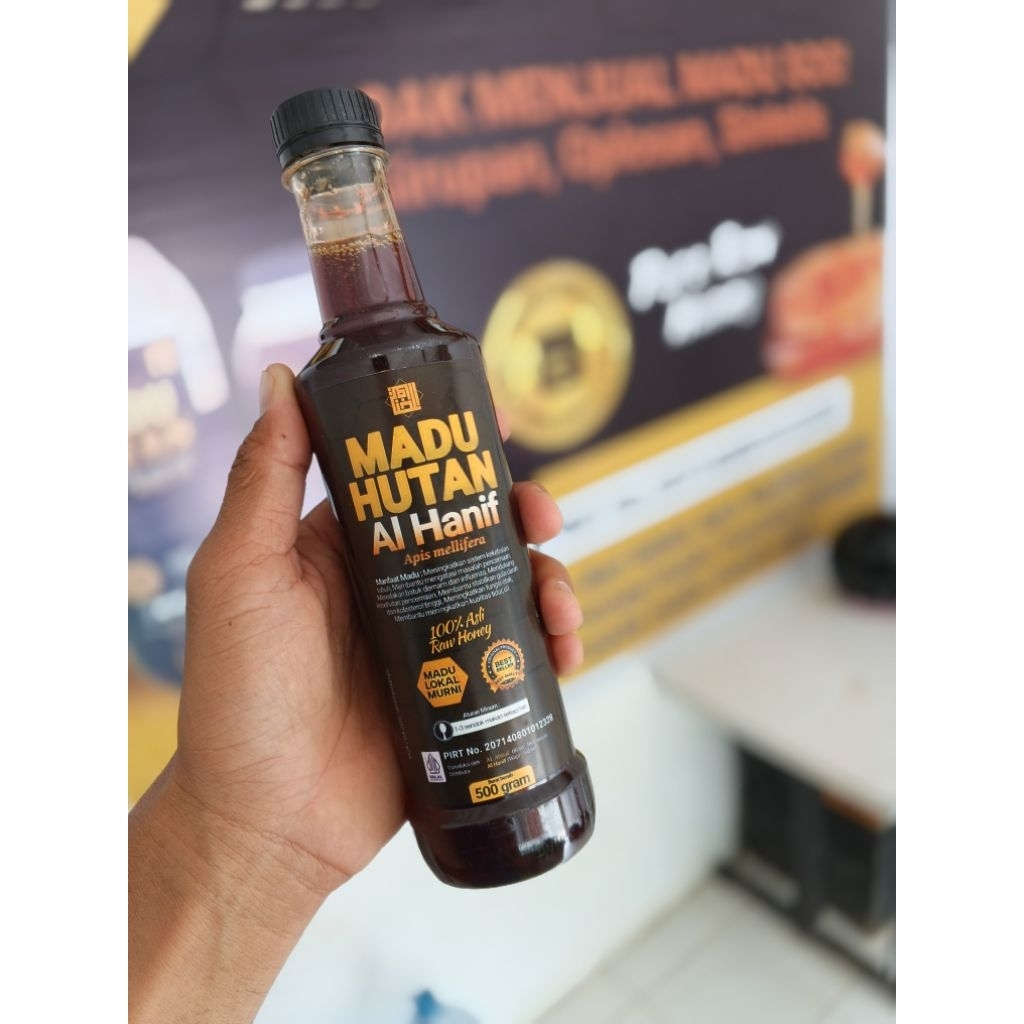 Madu Hutan Asli Al Hanif kemasan 500 gram 100% asli bergaransi/Madu Manis/Madu Akasia/Melifera/Madu 