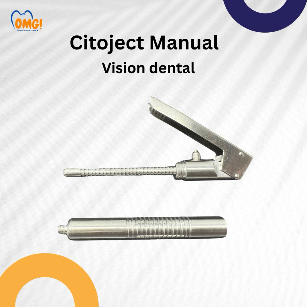 Citoject Manual vision dental/Alat Suntik Gigi /Dental syringe manual injector