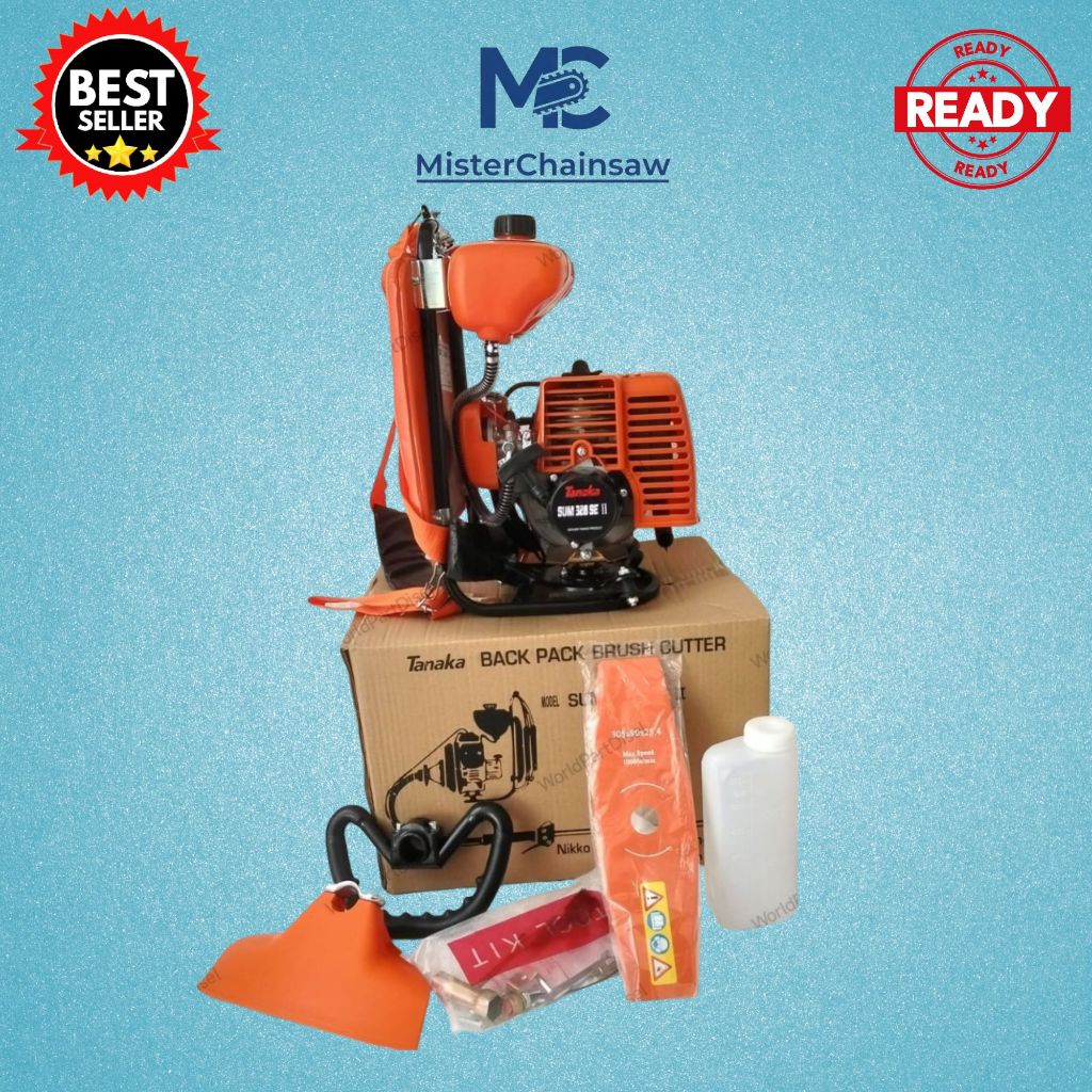 Mesin Potong Rumput Tanaka 328 – Brush Cutter Original Japan