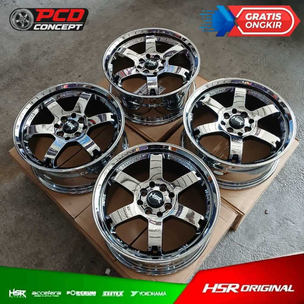 velg mobil ring 16 black chrome. velg mobil brio. agya. avanza. accent, fiesta black chrome