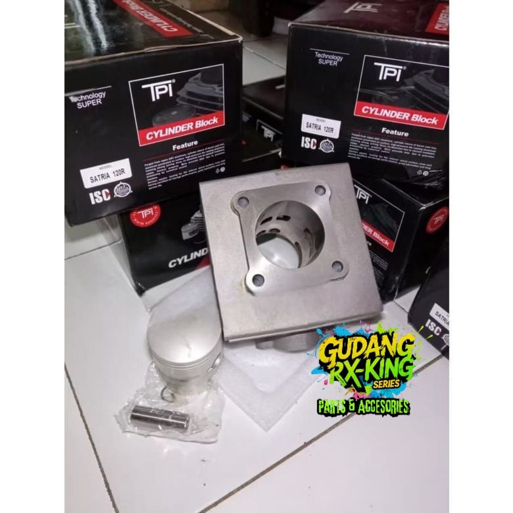 Blok cylinder block seher Boring Piston Kit Assy Satria 2tak Satria2tak 120r hiu Lumba Mikuni
