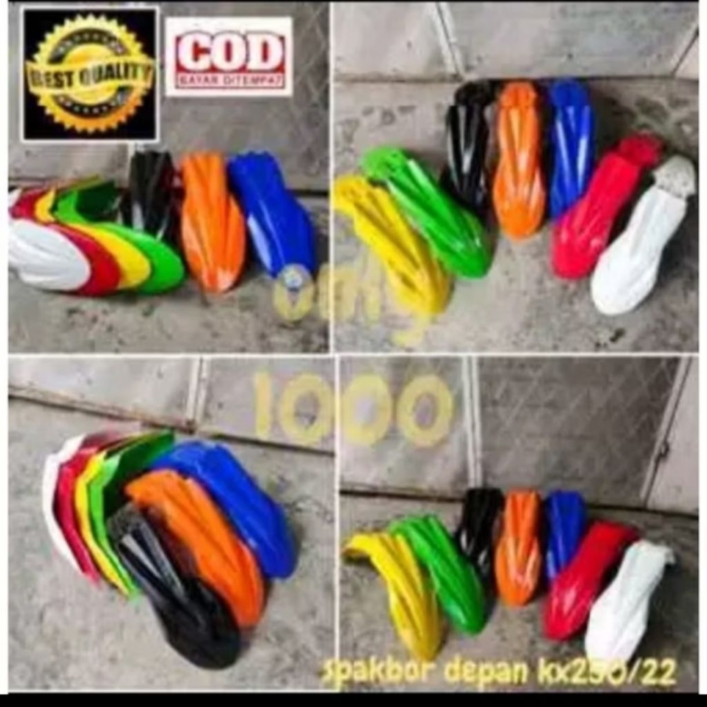 SEPAKBOR DEPAN KX250 SPQKBOR DEPAN KX250 SLEBOR DEPAN KX250 REAR FENDER KX250 FRONT FENDER KX250 COV