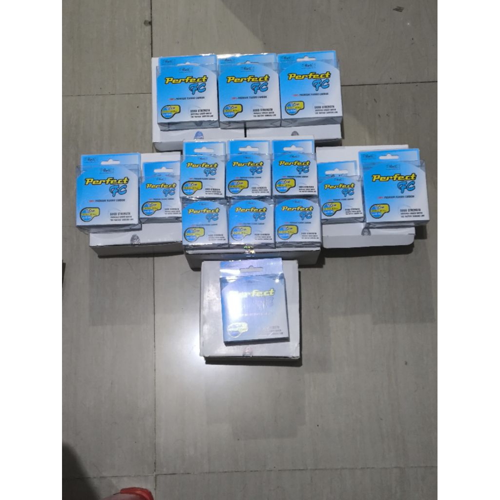 Senar pancing relix perfect FC 50 meter || anti abrasi || tersedia banyak ukuran