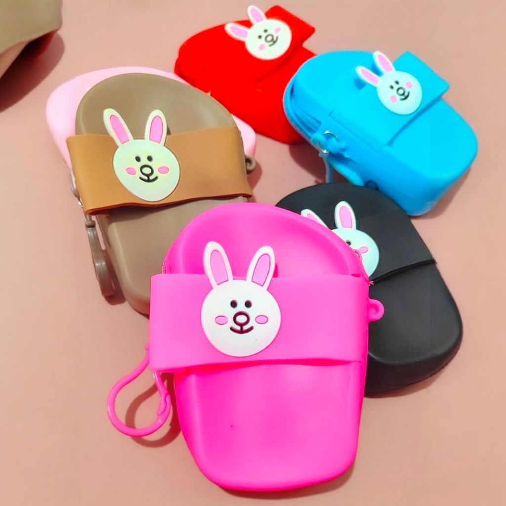 COD DOMPET KOIN JELLY / DOMPET RECEH / DOMPET KOIN MODEL SENDAL SLOP / DOMPET KOIN SLICON JELLY / DO