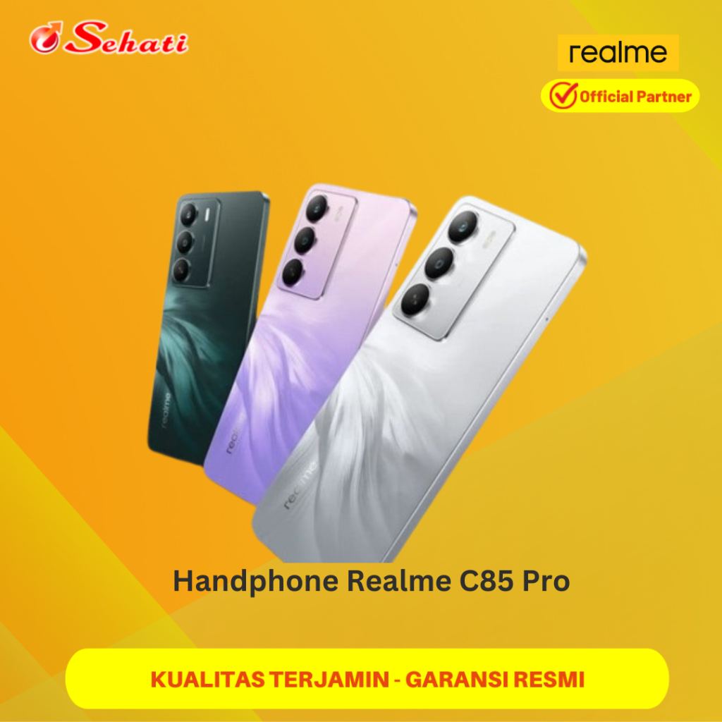 (Chat Admin Untuk Ketersediaan Stock dan pengiriman instan) Hp Realme C85 Pro  IP69 Pro Proteksi Tah