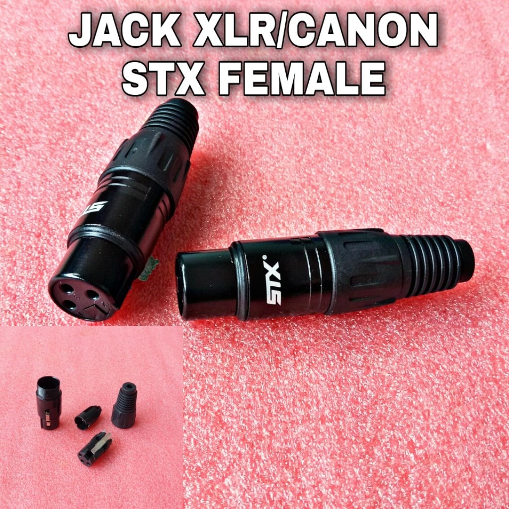 JACK CONECTOR XLR CONNECTOR CANON STX ORIGINAL JACK AUDIO JEK CANON XLR