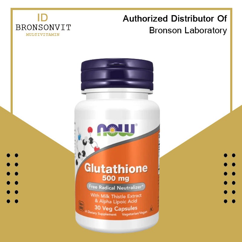 Now Foods Glutathione 500 mg 30 Veg Capsules