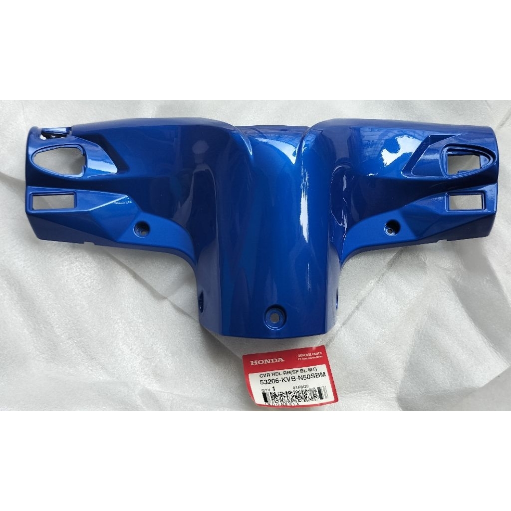 53206-KVB-N50SBM Batok Kepala Belakang Honda Vario 110 techno CBS Karbu BIRU ORI AHM