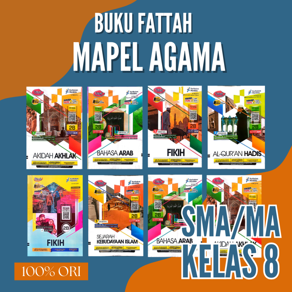 [ORIGINAL] Buku LKS FATTAH SMPMTS Kelas 8 Semester Genap (2) - Kurikulum merdeka, MAPEL AGAMA