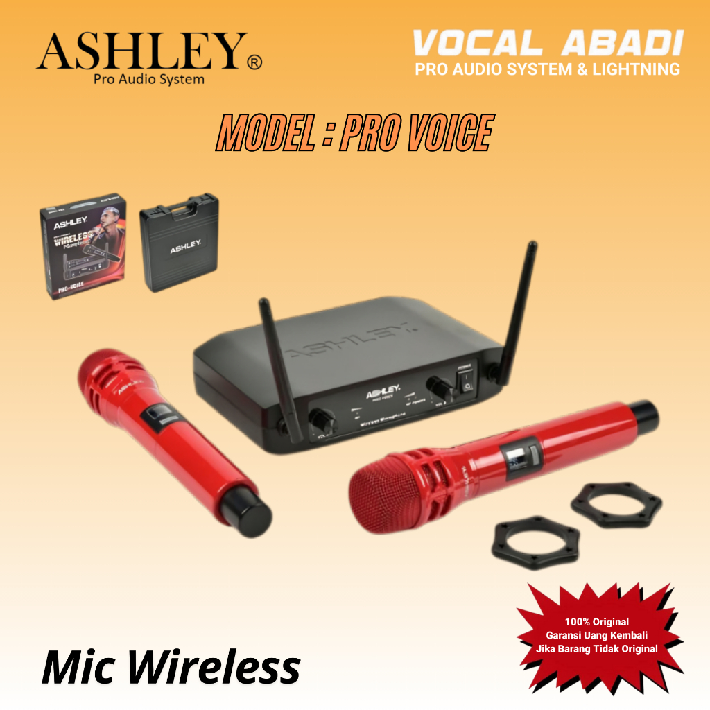 MIC WIRELESS ASHLEY PRO VOICE