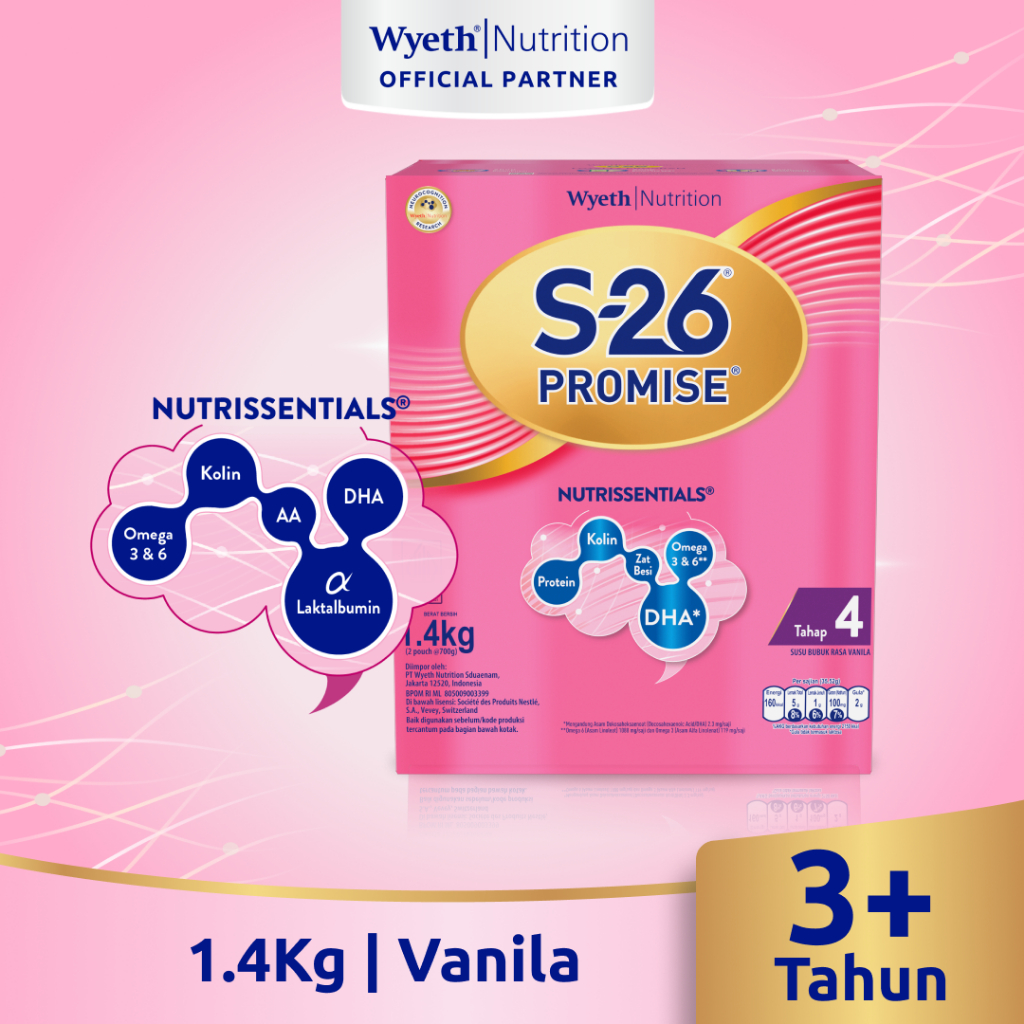 S-26 Promise 4 Vanila 1400 gr Wyeth