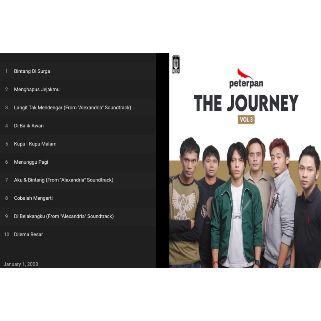 peterpan cd album the journey