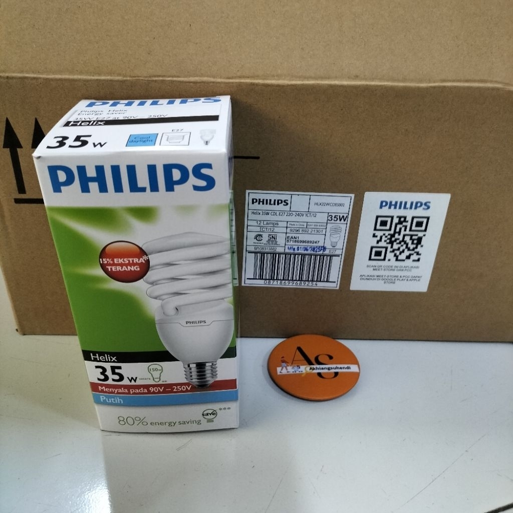 PHILIPS HELIX 35 WATT CAHAYA PUTIH / PHILIPS TORNADO 35 WATT CAHAYA PUTIH