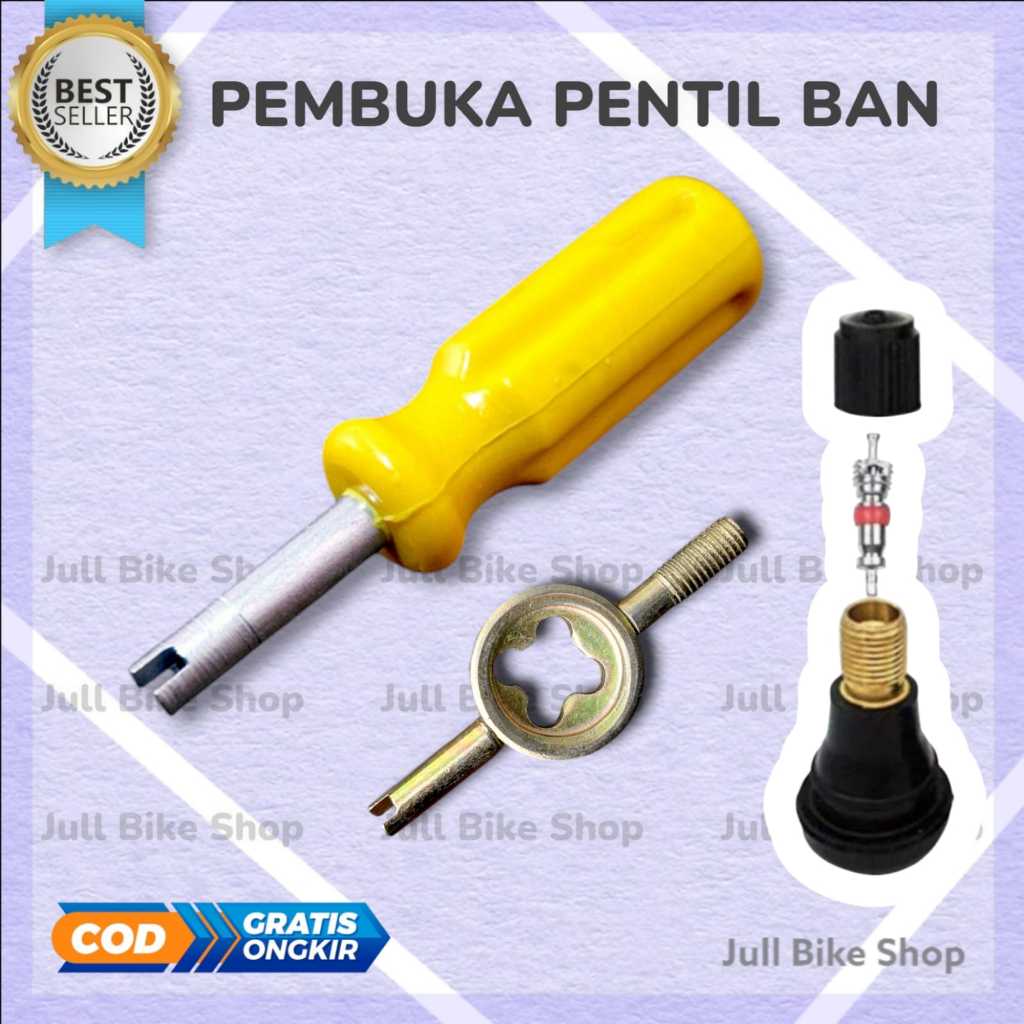 Alat pembuka pentil kunci buka ban cop motor sepeda mobil pompa bukaan
