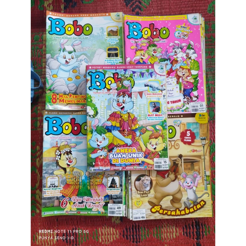 (Preloved) Majalah Bobo Random 2006-2018