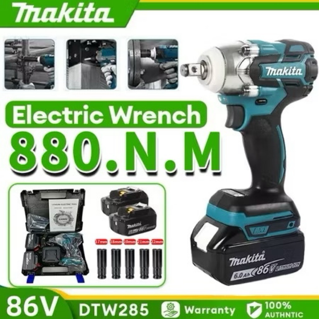 MAKITA IMPACT DTW 285 LENGKAP DENGAN AKSESORIS