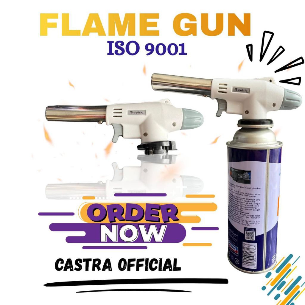Flame gun ISO 9001 dengan pemantik