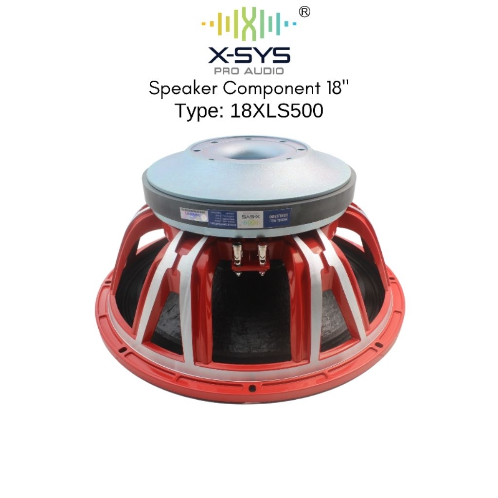 SPEAKER COMPONENT XSYS 18Inch TYPE 18XLS500
