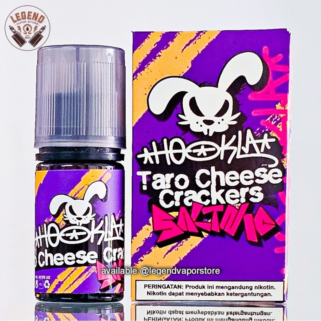 SALT NIC - LIQUID HOOKLA Taro Cheese Crackers 30ML 30MG AUTHENTIC