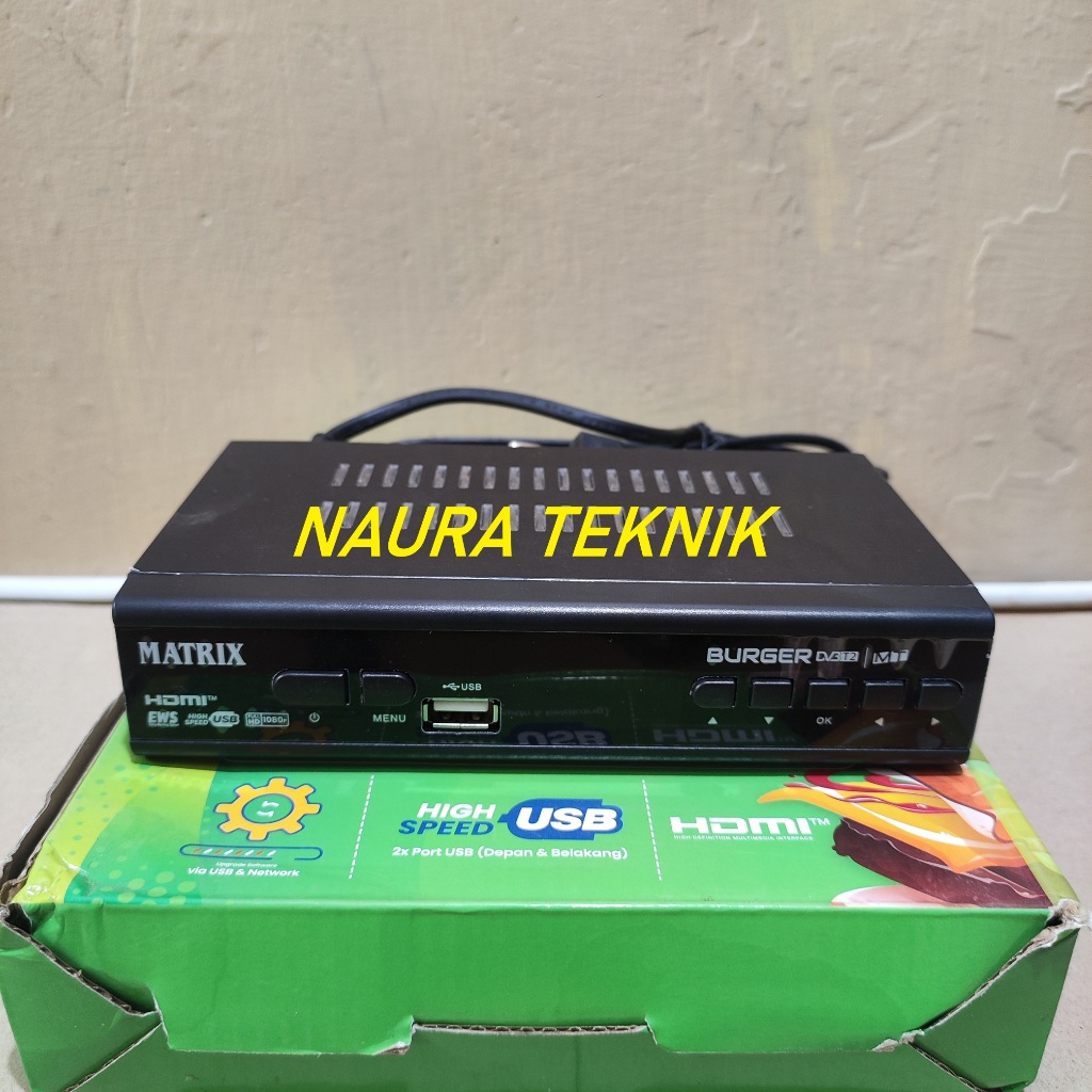 Set Top Box Matrix Burger DVB T2 MT