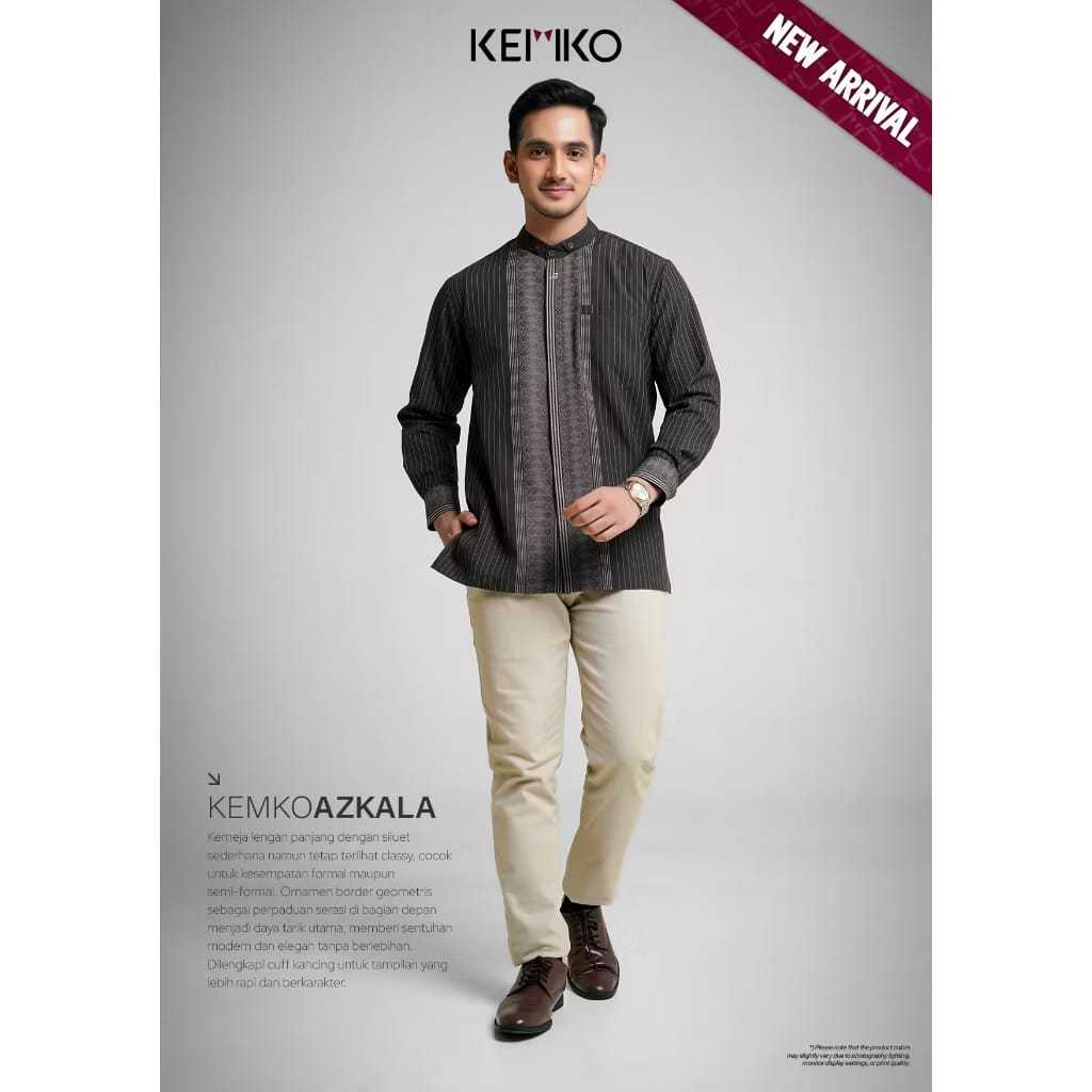 BAJU KOKO LENGAN PANJANG MANSET KEMKO AZKALA RABBANI