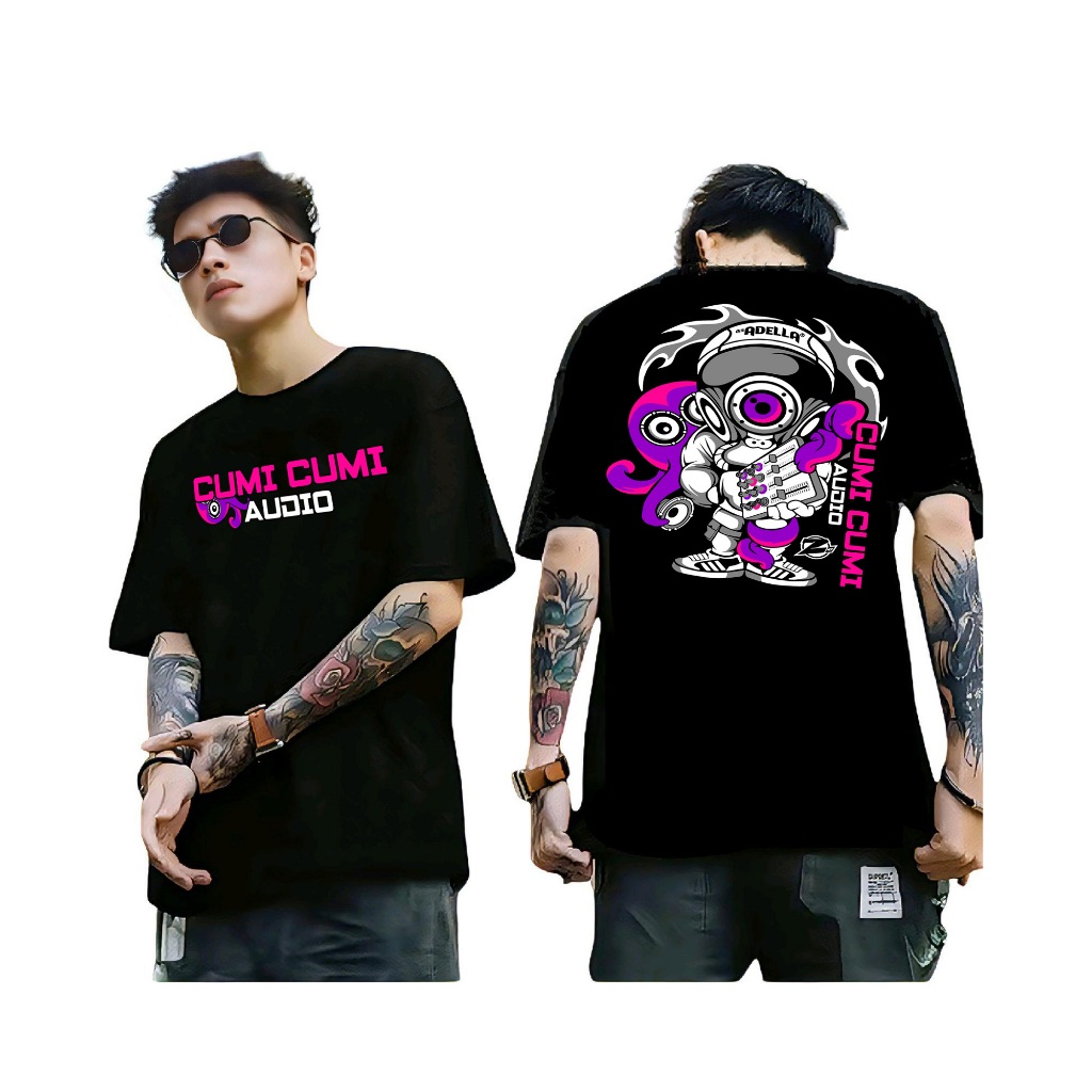 Baju Kaos Adella Music AMC Cumi Cumi Audio