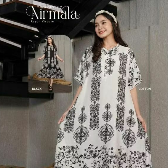 NIRMALA HOMEDRESS DASTER NADHEERA LUXURY ORI READY STOK SPECIAL DISKON