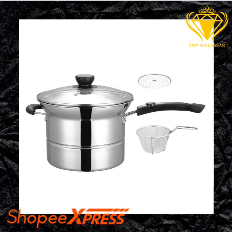 Q2 PANCI GORENG & KUKUS SERBAGUNA 22CM Q2-218