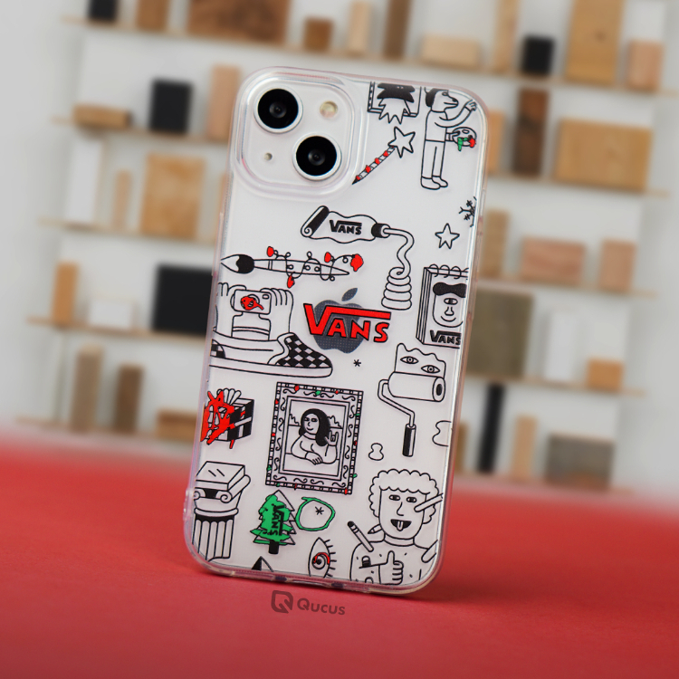 iPhone Case Vans Doodle by Qucus, Ready semua Seri iPhone