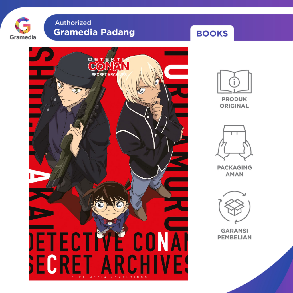 Gramedia Padang-Detektif Conan Secret Archives 02 Shuichi Akai & Toru Amuro