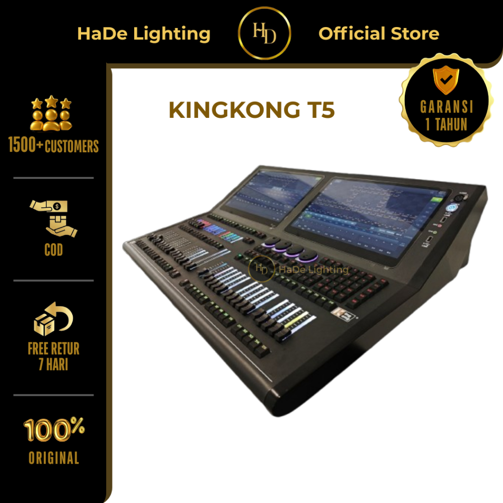 Mixer Kingkong T5 - Mixer Lighting Kingkong T5 Lighting Controller Free Hardcase
