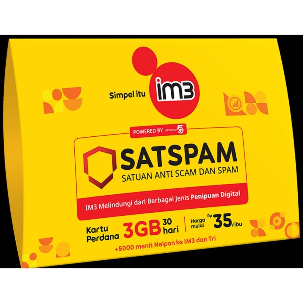 kartu perdana indosat 3gb // kartu perdana indosat reguler NASIONAL