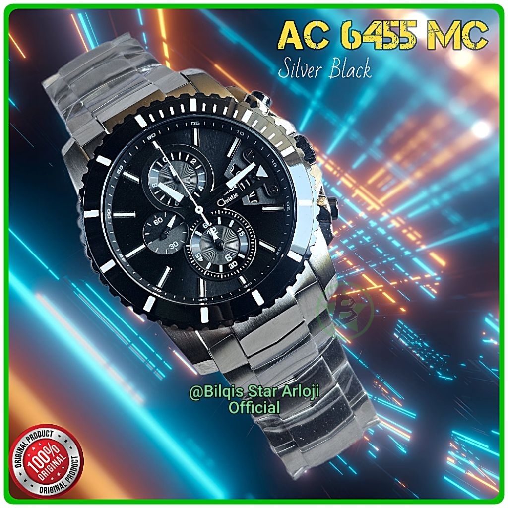 Alexandre Christie Pria Ac 6455 Mc Tali Rantai Silver Original