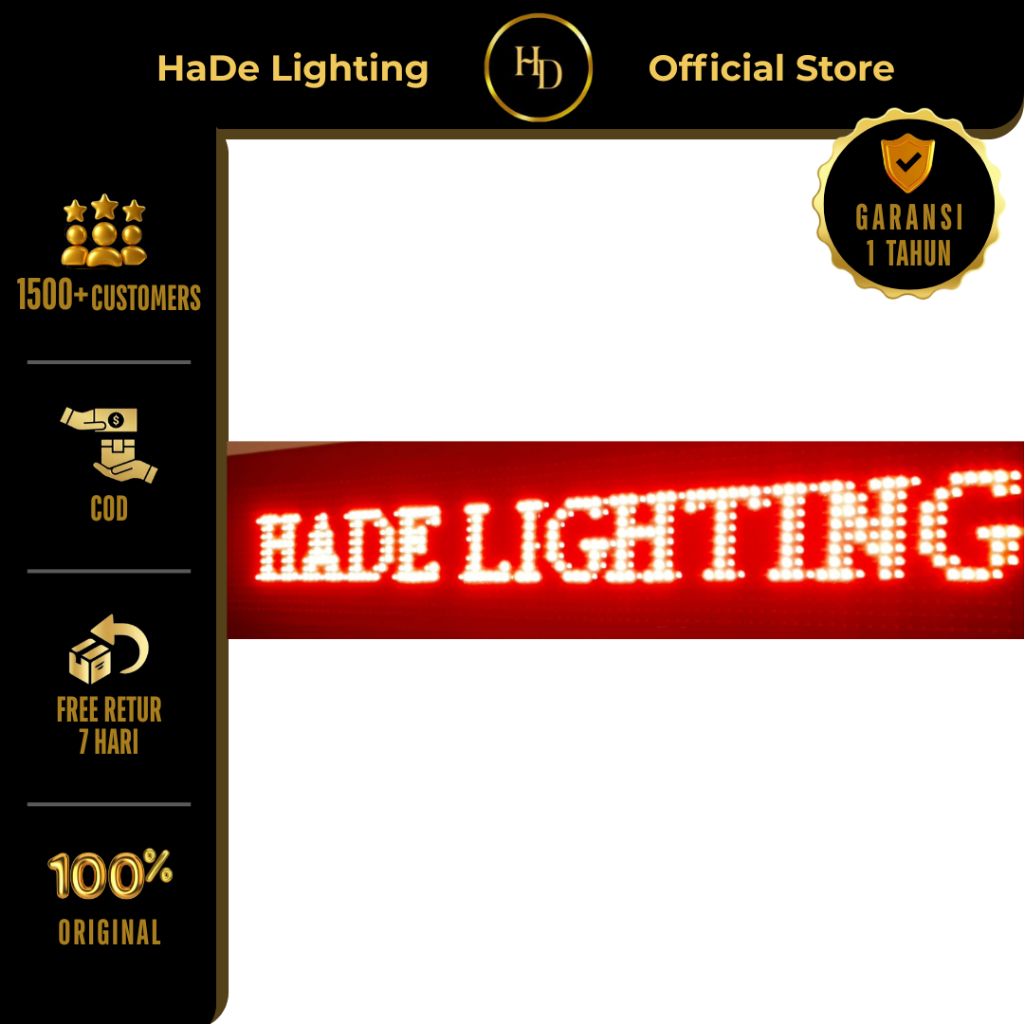 Strobo Huruf Running Text