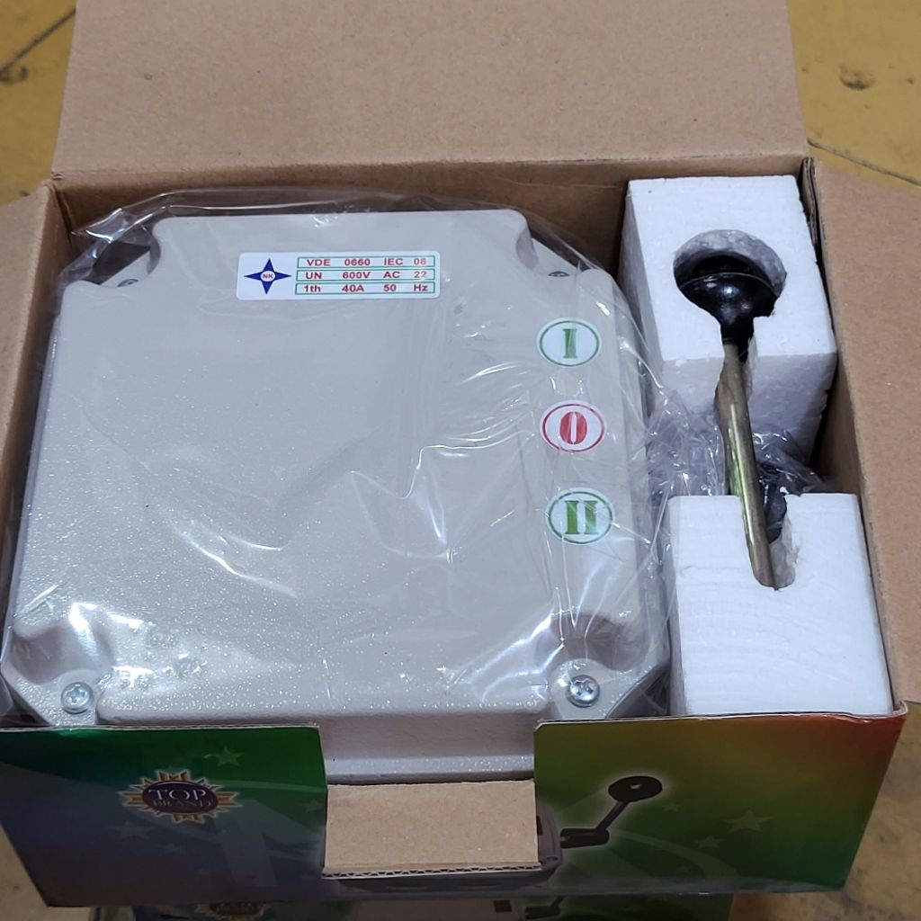 Ohm Saklar GZ Handle Cam Starter Model Pisau 40 Ampere Merk NK