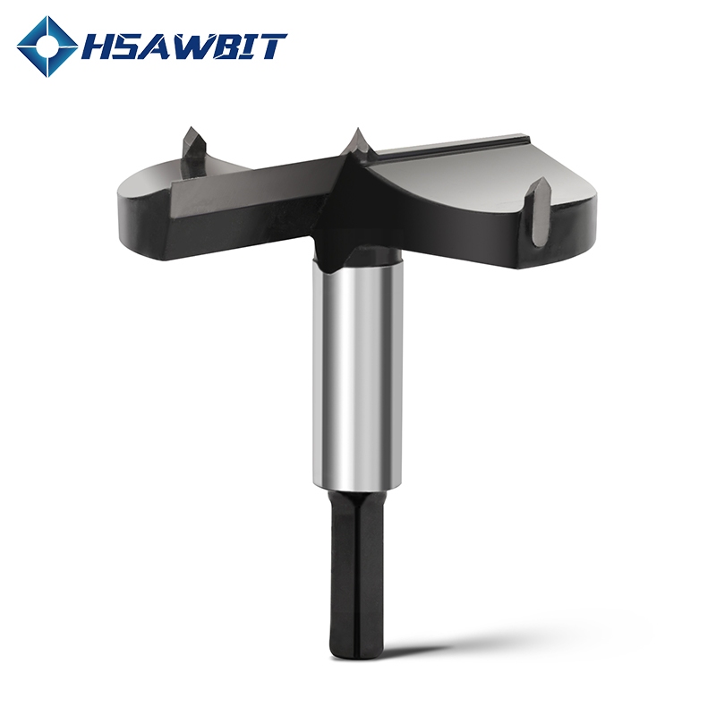 Mata Bor kayu 15mm-100mm Profesional Gergaji Lubang Berujung Karbida Tungsten untuk Bor Kayu