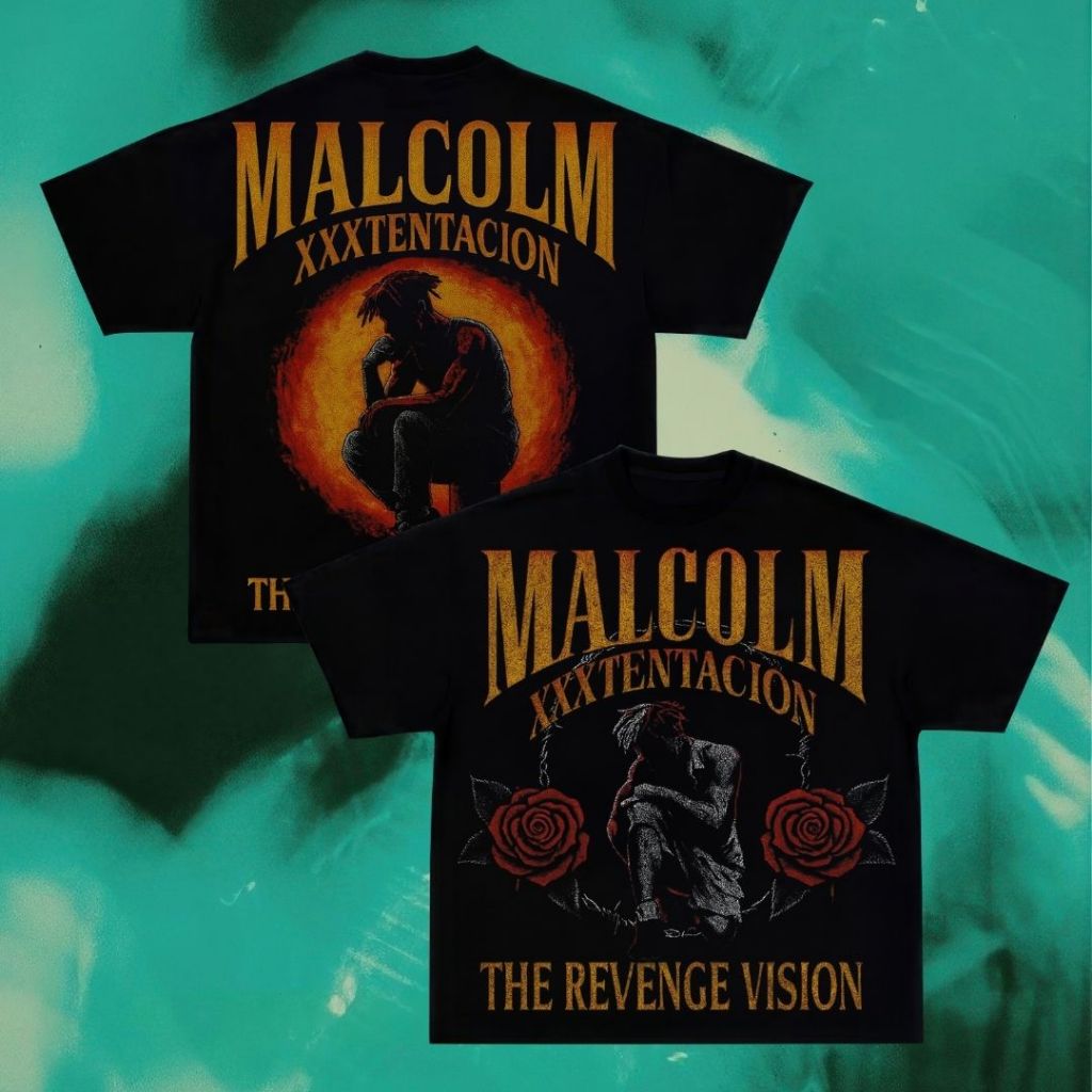 Glatosphere "XXXTentacion" Oversized T-Shirt | Black | Kaos Oversize | Vintage | Atasan