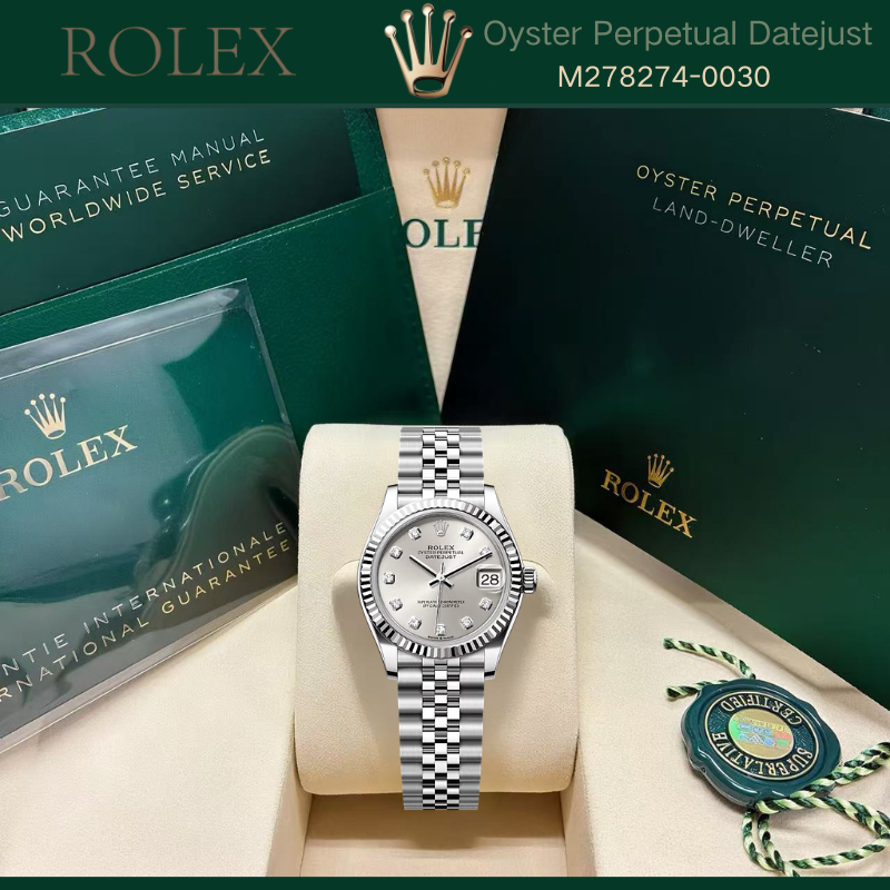 (100% ASLI Rolex) COD Baru Rolex INCLUDE BOX  Rolex Datejust   31mm AAAAA Tahan Air angan wanita Rol