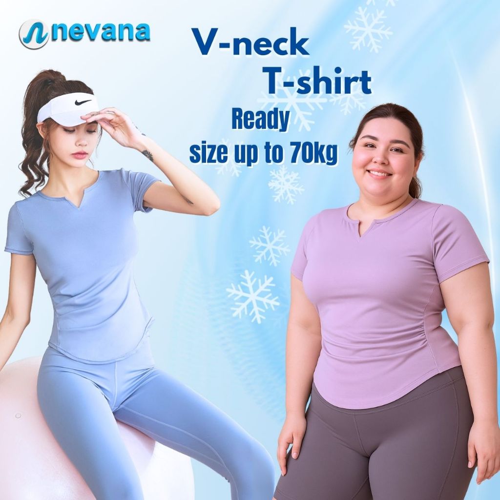 kaos wanita lengan pendek / kaos gym yoga jumbo / baju olahraga wanita bigsize  / atasan olahraga