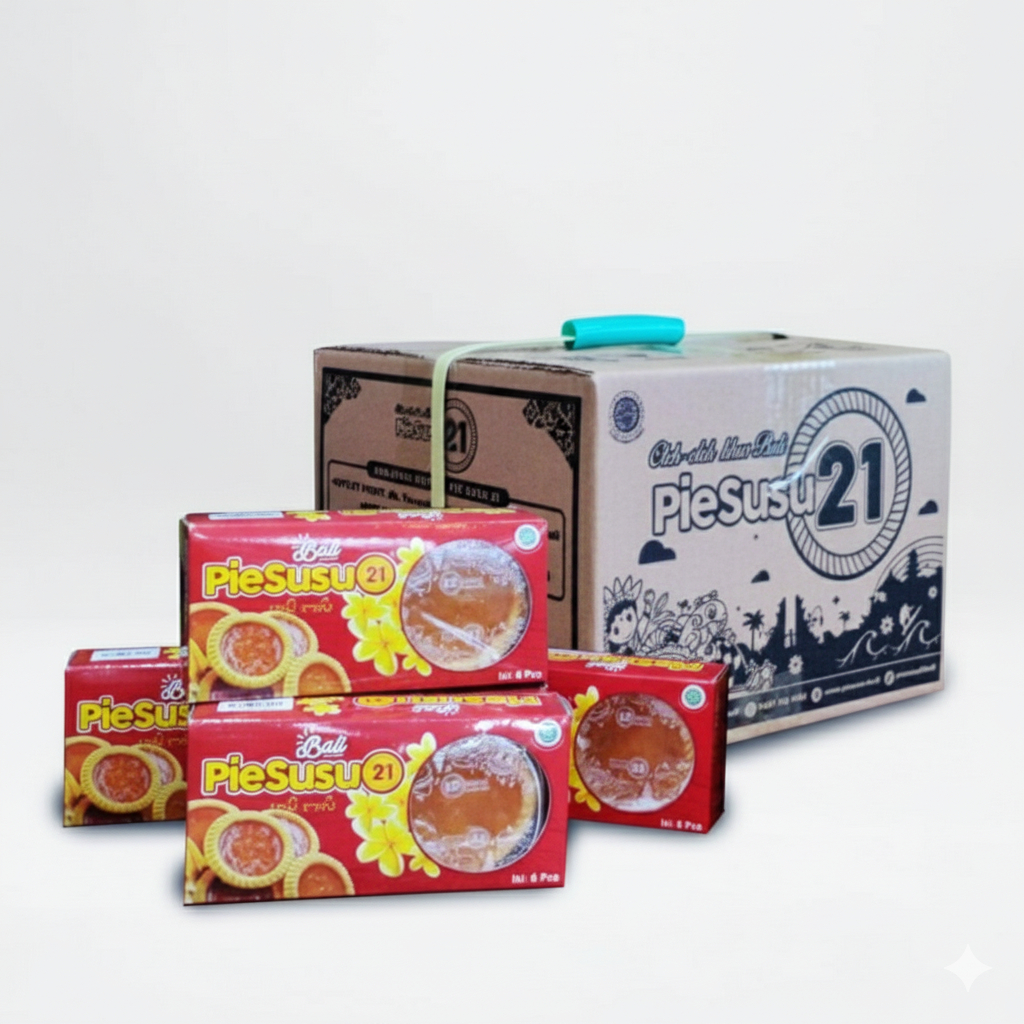 PIE SUSU PAKET 15 BOX  ORIGINAL PREMIUM ISI 6PCS /BOX OLEH-OLEH KHAS BALI ASLI ENAK HALAL