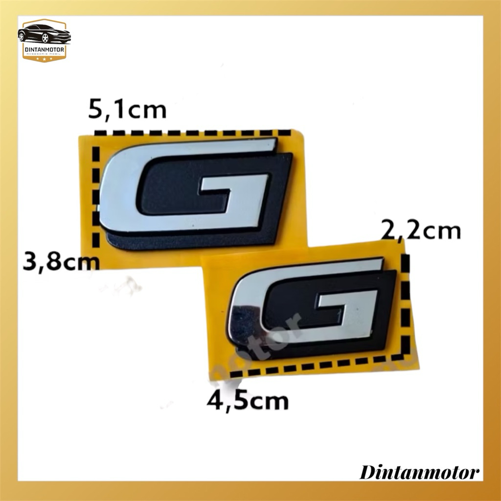 Embelem G vios emblem tulisan bagasi belakang G logo lambang bagasi G Vios original