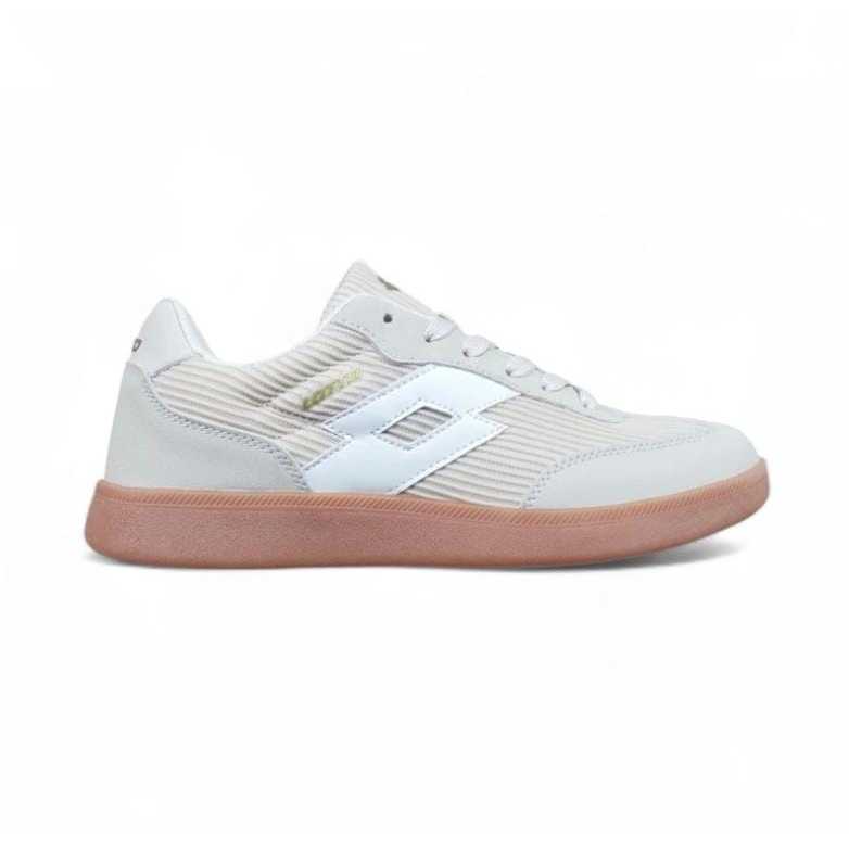 Lotto sepatu sneakers wanita Escra Beige original BNIB