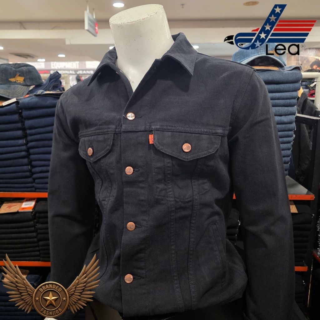 LEA JEANS JACKET 211.84.01.01 HITAM