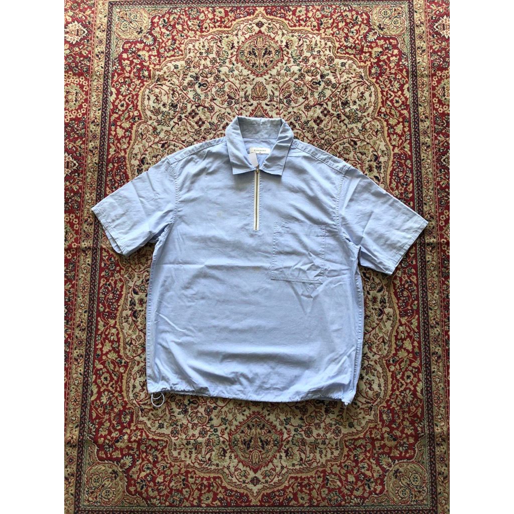 Mind brige pullover half zipper short shirt oxford  outer jacket H588