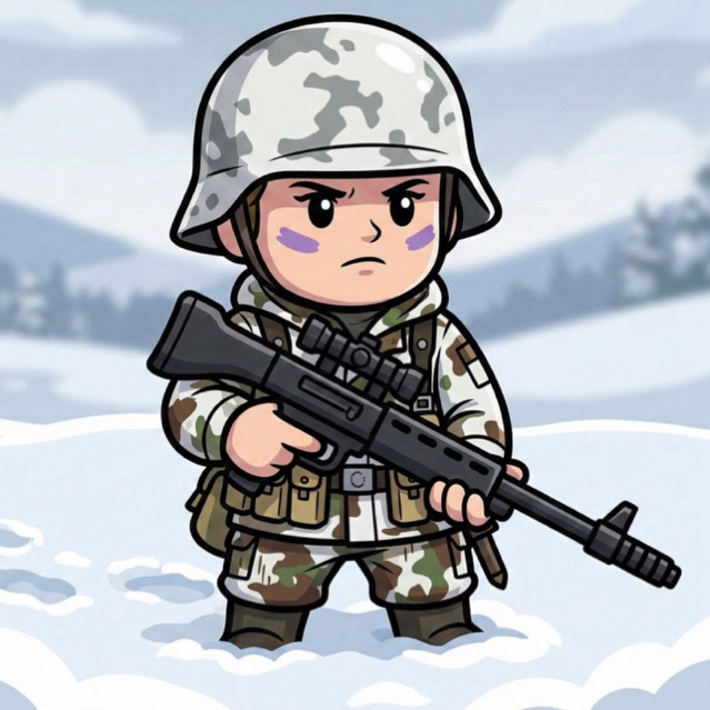 Mainan Action Figure kecil Tentara Salju Snow Jerman