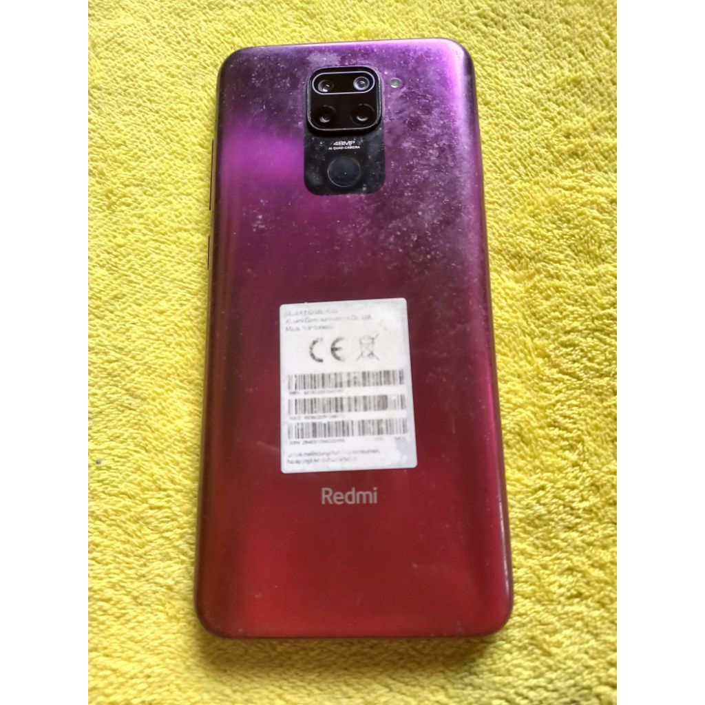 Xiaomi Redmi Note 9 Ram 4/ 64 gb. HP saja normal segel tanpa minus