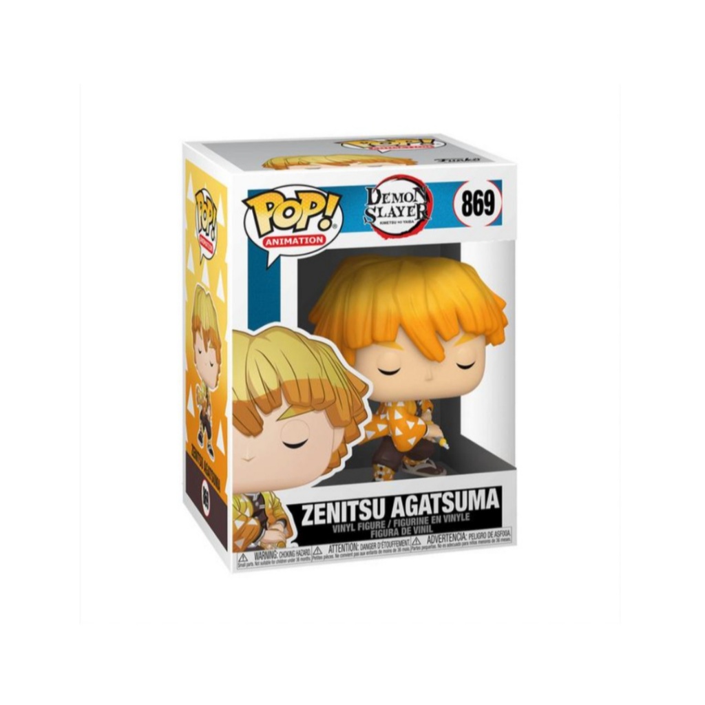 Funko Pop Original Animation Demon Slayer - Zenitsu Agatsuma, Nezuko Kamado, Tanjiro Kamado
